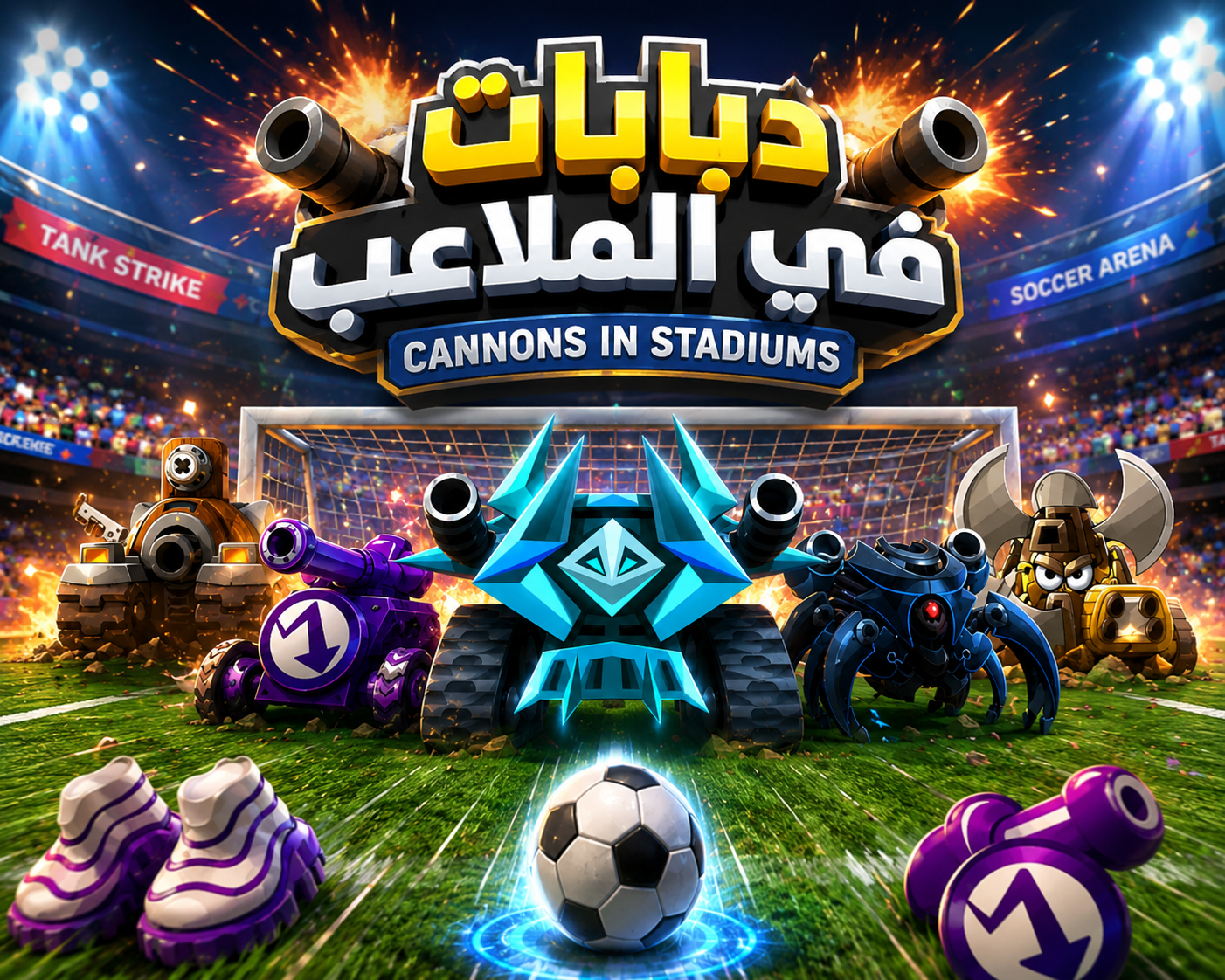 دبابات في الملاعب